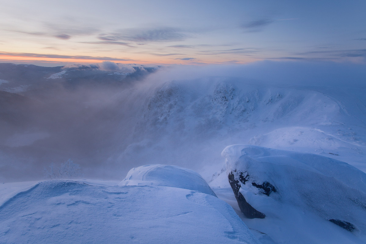 Massif du Hohneck en Hiver