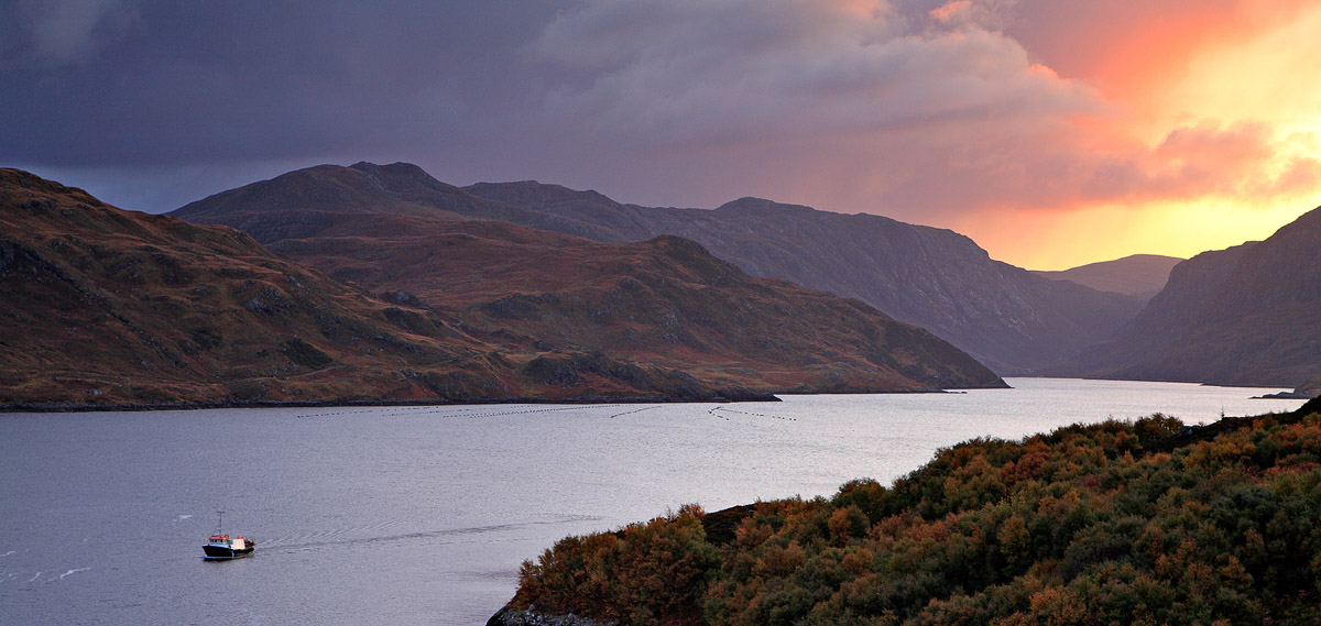 Petit bateau sur le Loch Glendhu 2